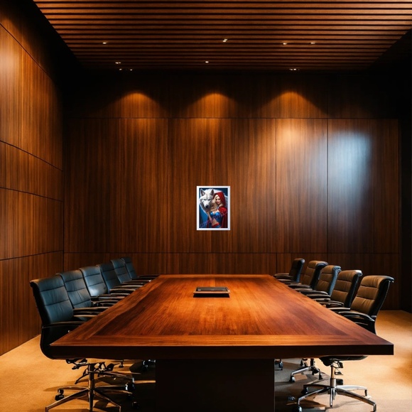 Riding Hood Tames the Wolf 13” x 19”  Fine Art Print -only 6 signed prints made - Picture 3 of 5